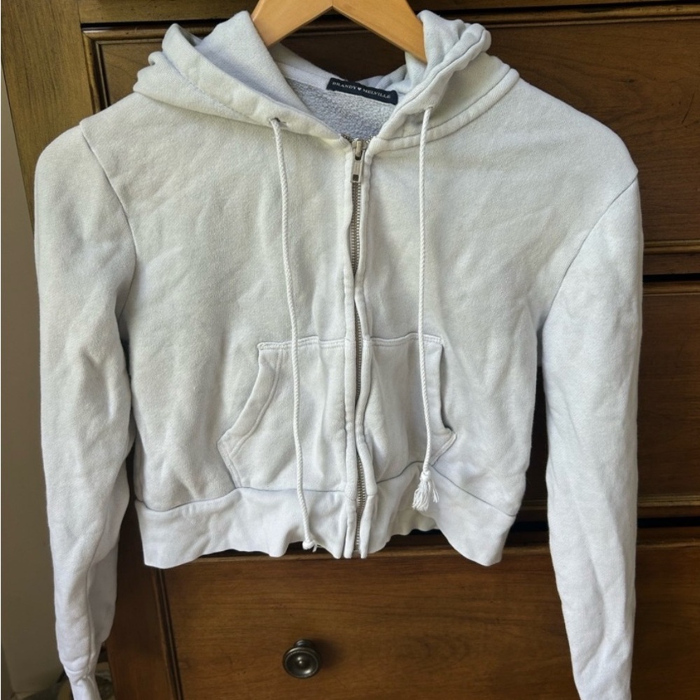 Brandy Melville Zip-Up Hoodie